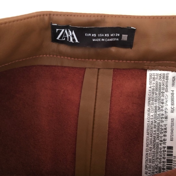 ZARA faux leather pants - Picture 3 of 6